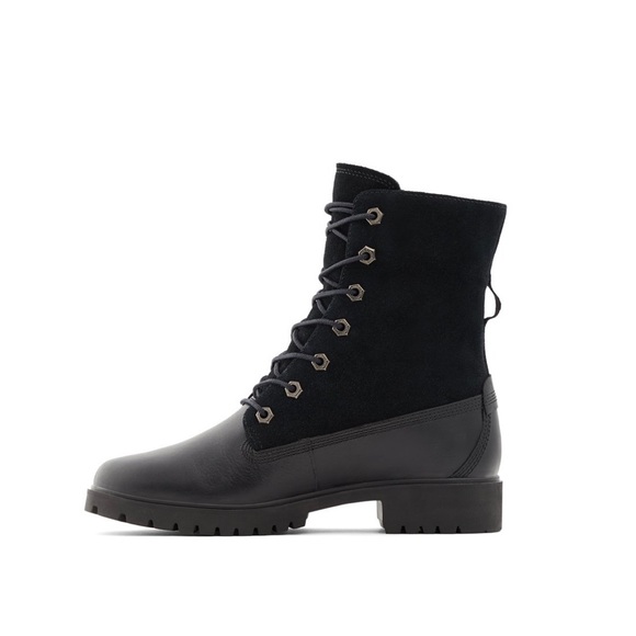 TIMBERLAND Jayne Teddy Fleece Fold Down Ankle Boots - Picture 4 of 16